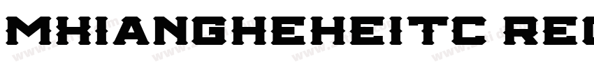 MXiangHeHeiTC Regula字体转换